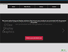 Tablet Screenshot of odeedisplay.com